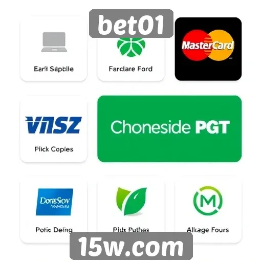 Métodos de pagamento disponíveis no site Bet01